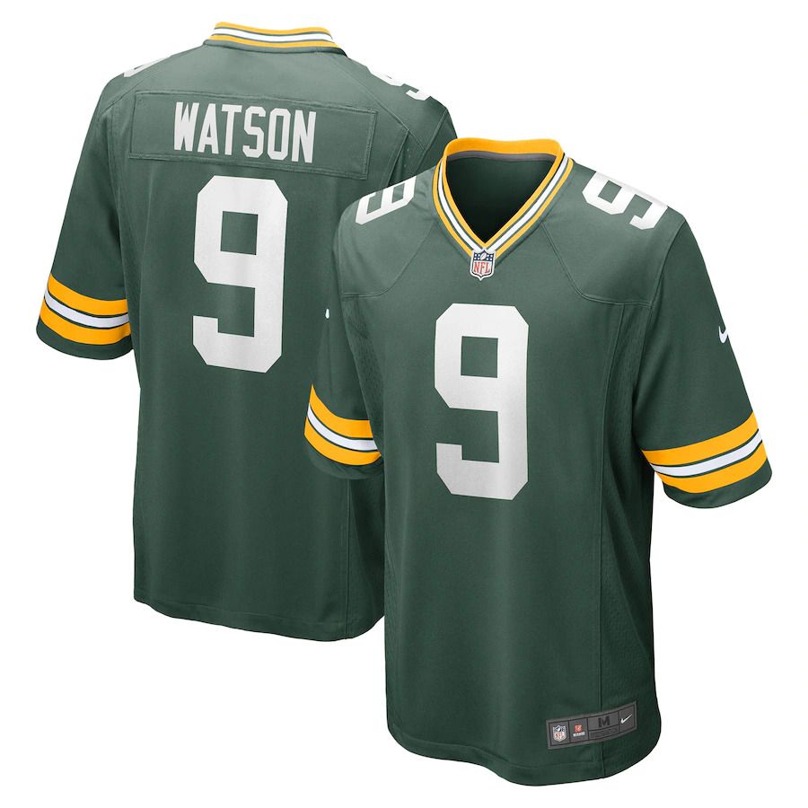 Men Green Bay Packers #9 Christian Watson Nike Green Game Player NFL Jersey